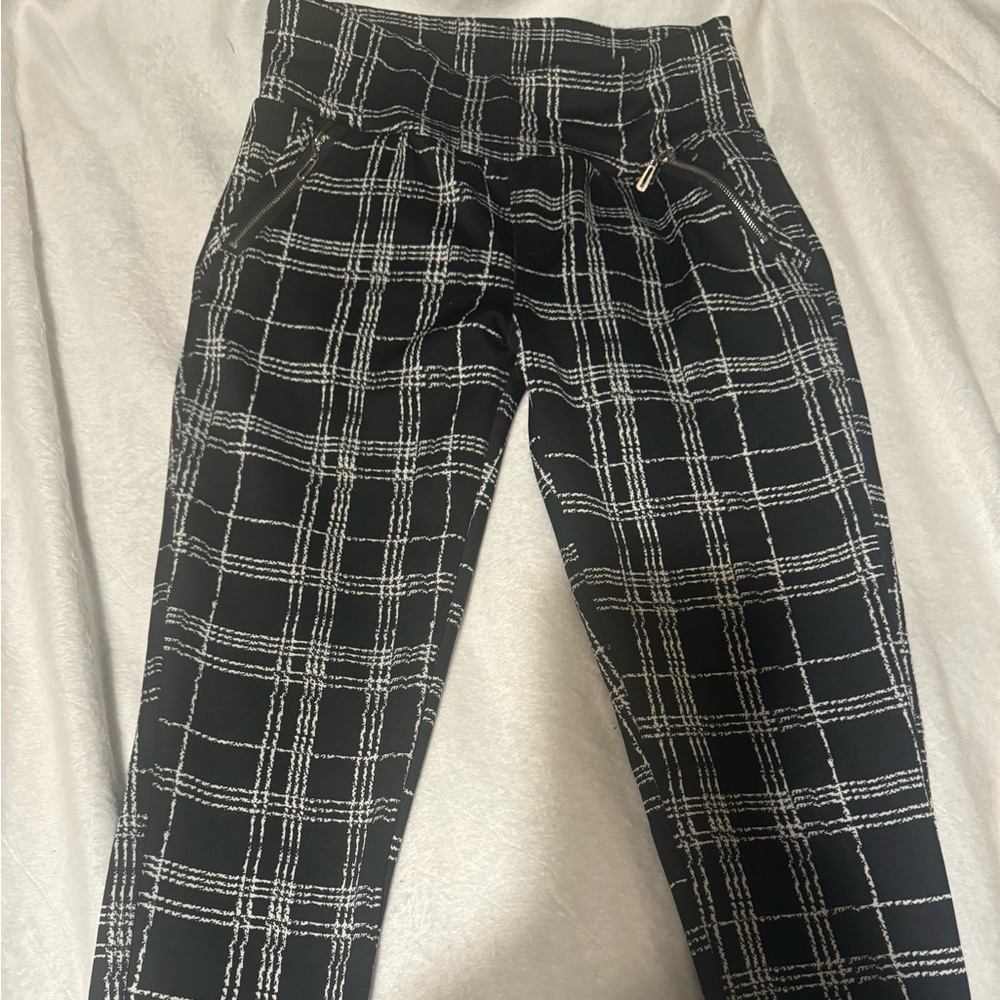 Checkered dress pants